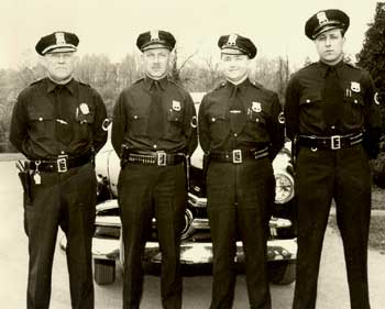 Chief Hawk and Officers Anderson, Secor and Valentine