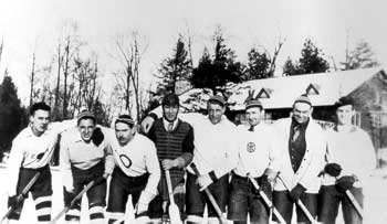 Lake Osceola Hockey Team in 1930